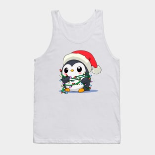 Xmas penguin Tank Top